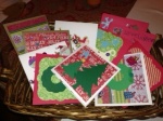 Basket of Cards for the Troops.